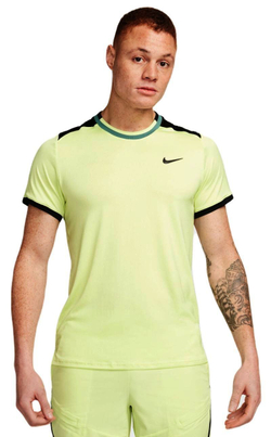 Мужская теннисная футболка Nike Court Dri-Fit Advantage Top - желтый