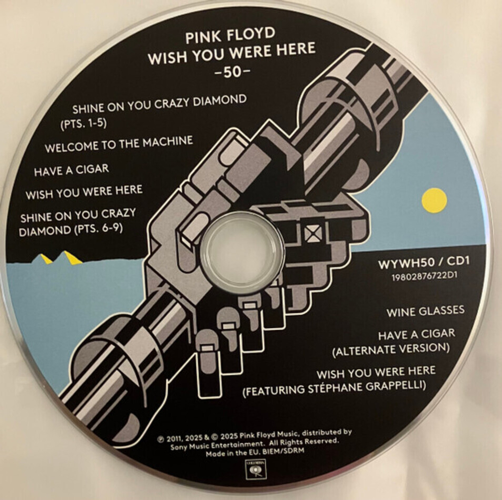 Pink Floyd / Wish You Were Here (50th Anniversary Edition)(Limited Edition)(Clear Vinyl)(4LP+2CD+7"Vinyl Single+Blu-ray)