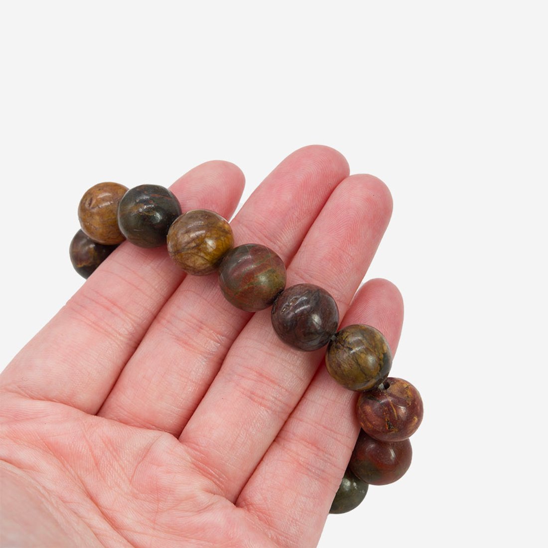 Яшма "Пикассо" натуральная, 12,5мм, шар