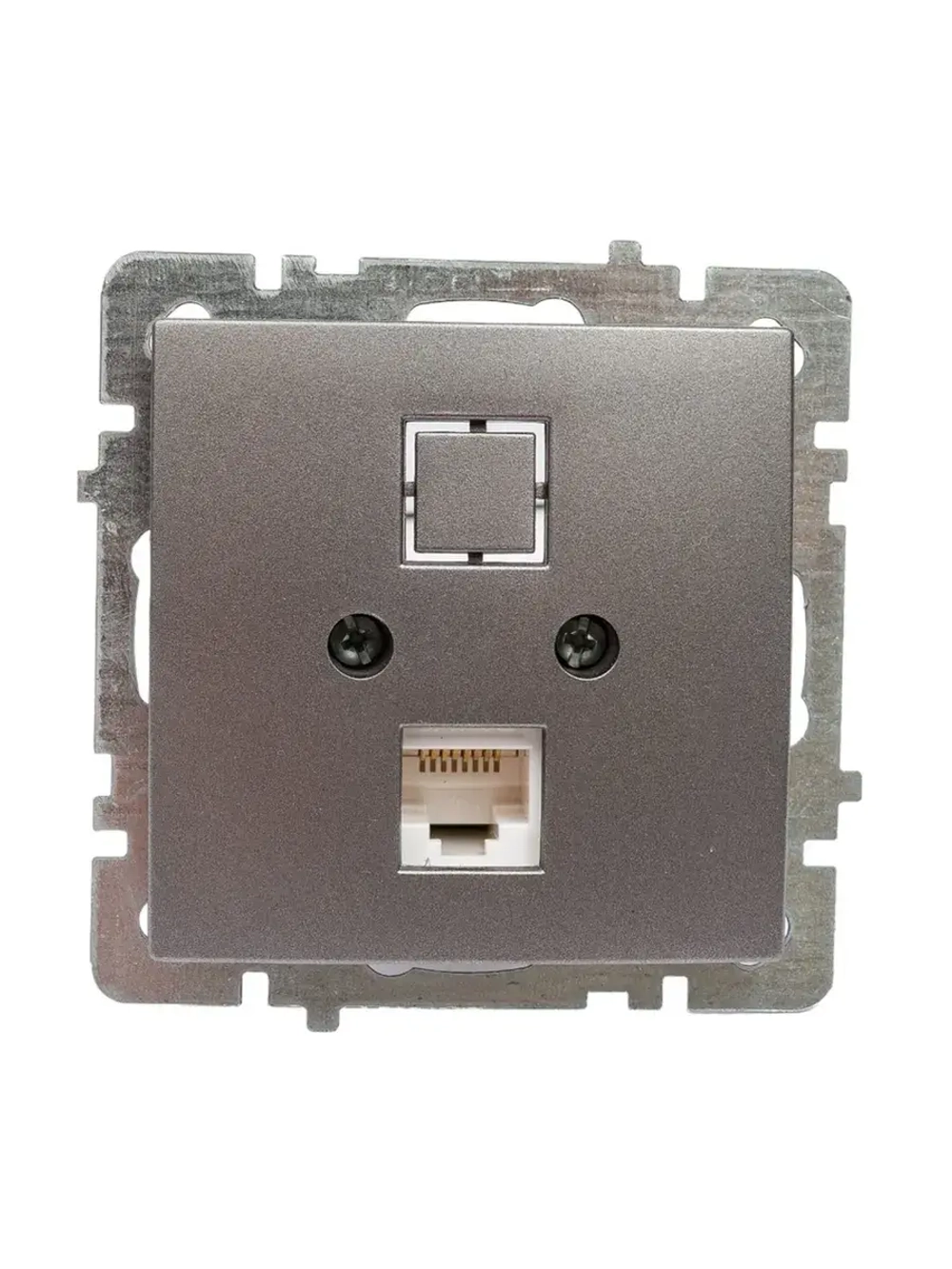 Розетка NILSON RJ45 САТ5 антрацит Touran/Alegra metallic