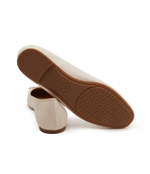 Кожаные балетки Michael Kors - экрю(40F3NRFP1L)