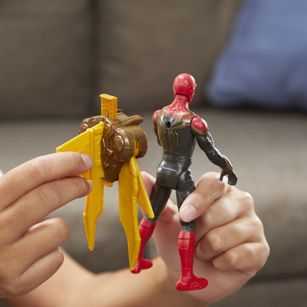 Hasbro Marvel Spider-Man - Мотоцикл Jet Web Cycle и фигурка Человека-паука высотой 15 см. / артикул   F1110  / GTIN 5010993813667