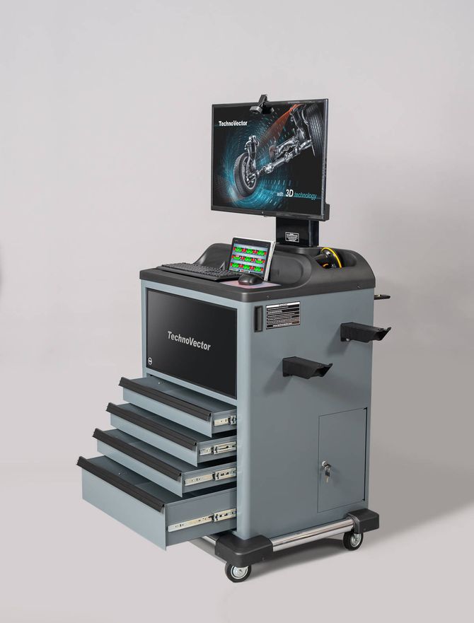 ТехноВектор (P 7202 KAS) стенд сход-развал 3D