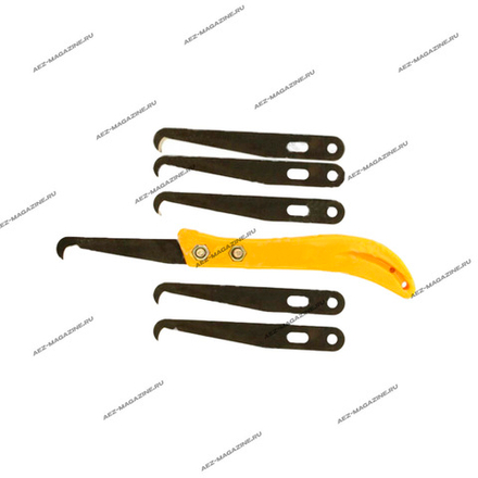 приспособление для чистки швов, в комплекте 5 ножей