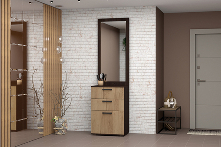 Зеркало с тумбой С-1 "Сафари"