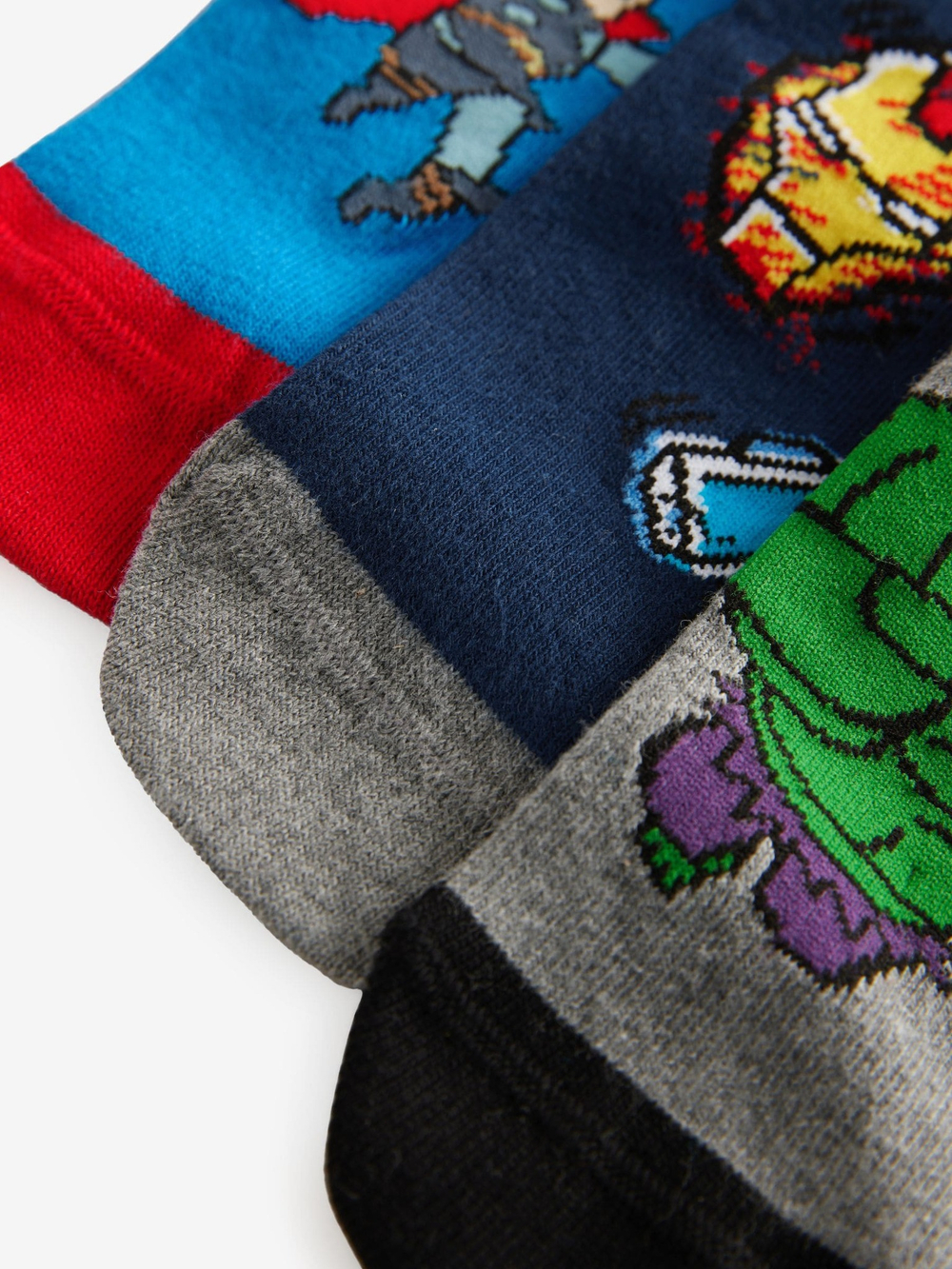 Носки хлопковые для мальчика Next B27-928, 3 шт., Синий, Серый