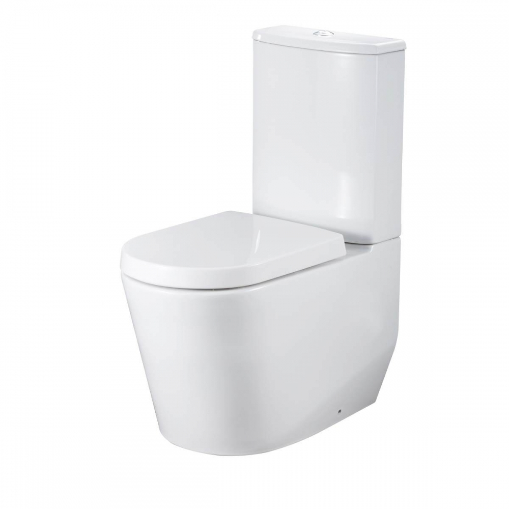 RENNES УНИТАЗ-КОМПАКТ HDC527P Creo Ceramique Rennes безободковый нано белый с сиденьем