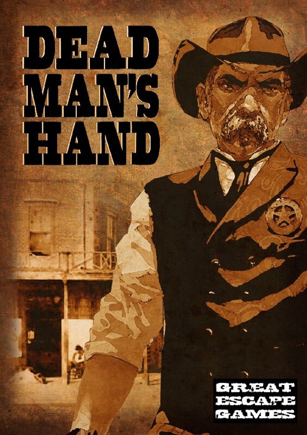 BP1377  Dead Man's Hand Rule book (includes DMH card deck and pop ou