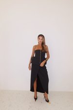 Корсет с маленькими декоративными пуговицами