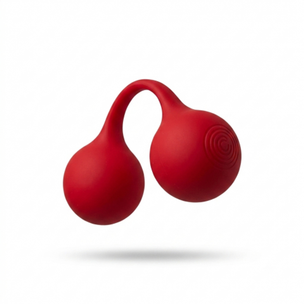 Стимулятор клитора с вибрацией SVibe Snail TWINN Clit Hugging Vibe вишневый