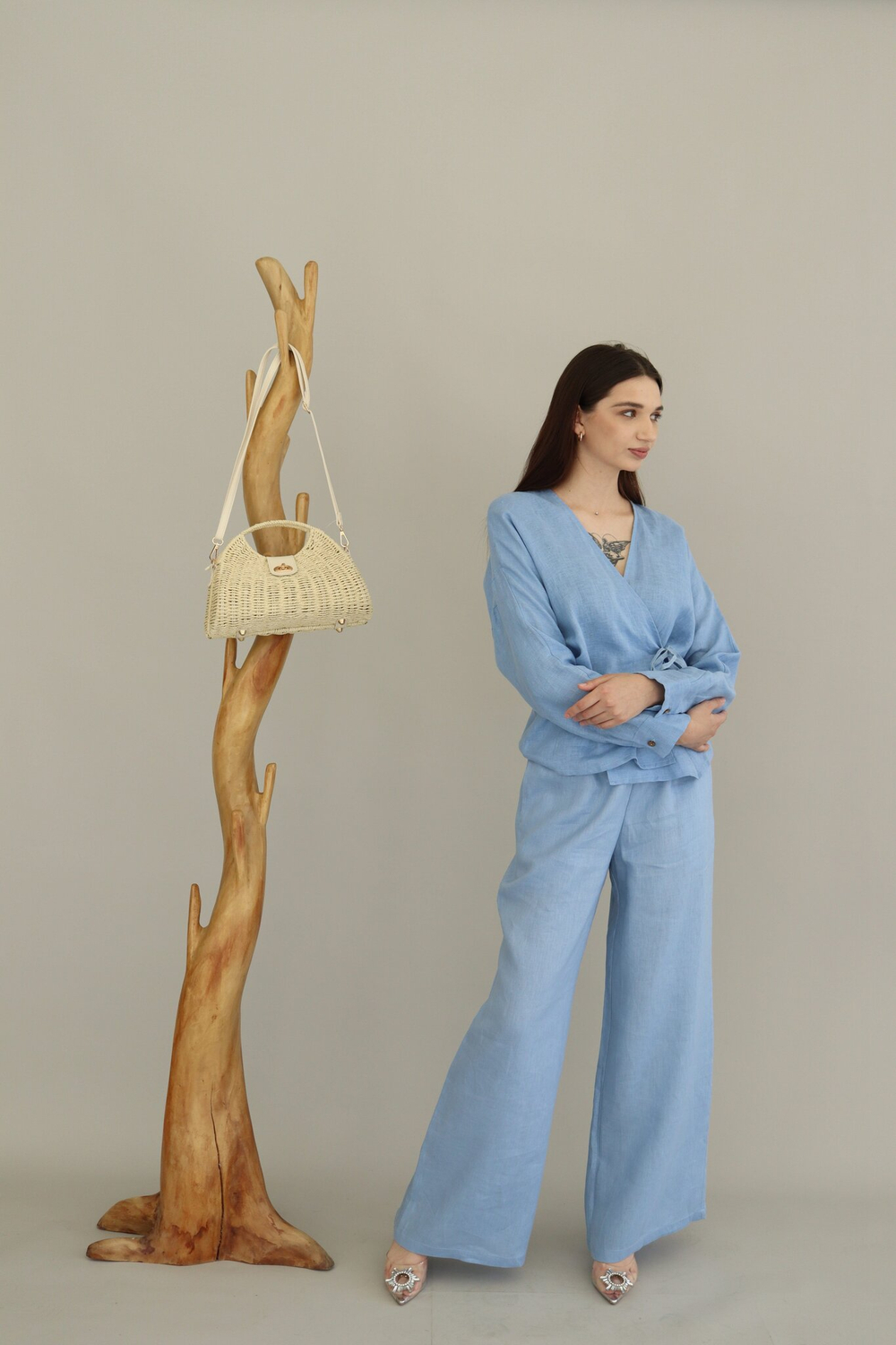 Кимоно Clothe короткое льняное