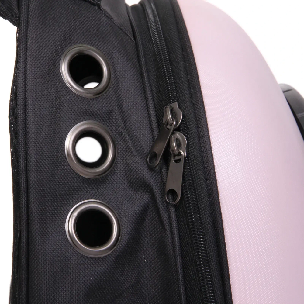 Рюкзак - переноска для животных «ЛЮБИМЫЙ БРО», цвет розовые мечты, 27*33*43см/до 7кг (сетка, иллюминатор, подложка) (Пакет и Лейбл)