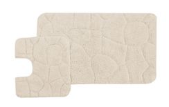 Moretto (беж) Набор ков. для ванной комнаты 60х100 и 50х50см