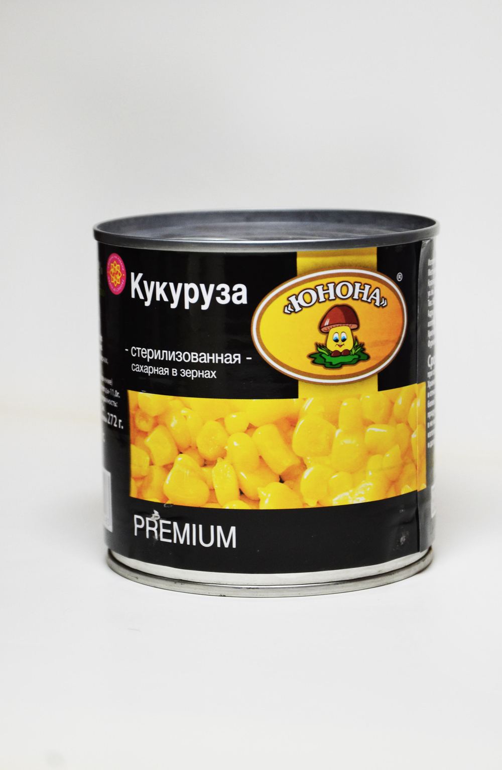 Кукуруза Юнона Premium сахарная с кольцом 340г