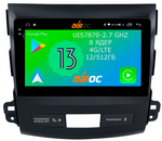 Магнитола для Mitsubishi Outlander XL, Peugeot 4007, Citroen C-Crosser - Airoc 2K AU-2606 на Android 13, TS20, 12/512Гб, SIM-слот