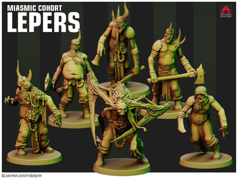Chaos Nurgle Miasmic Lepers / Poxwalkers