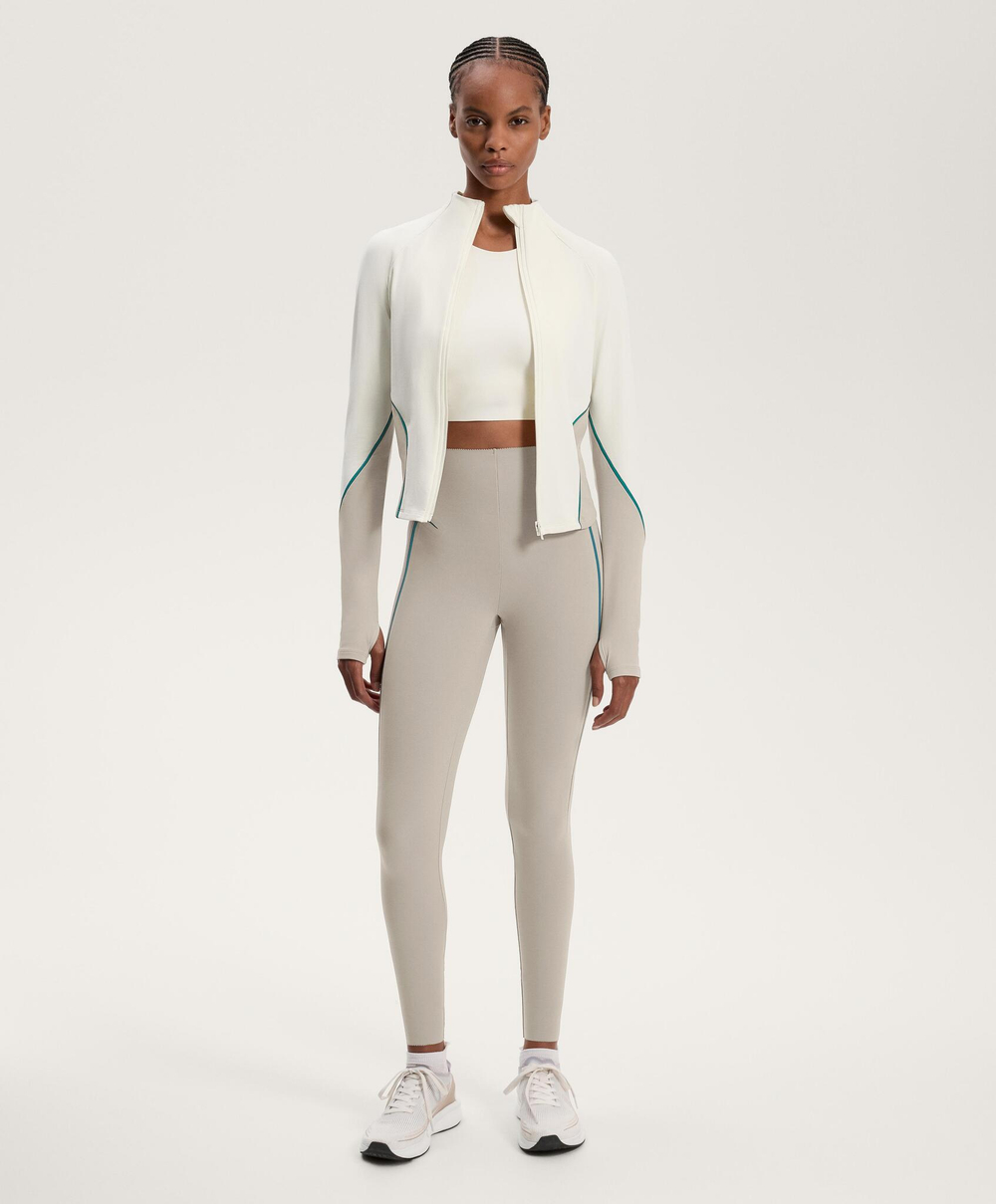 Oysho Легкая теплая куртка, светло-бежевый