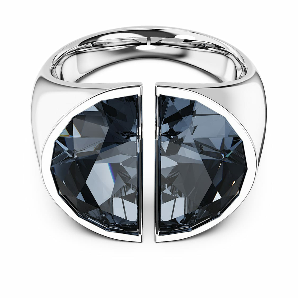 LUCENT:RING HALF CUT GRY/RHS 60