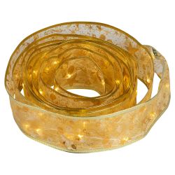 Светодиодная новогодняя гирлянда ЭРА ENIN-30W нить Лента декоративная теплый свет 3 м 30 microled IP20