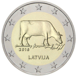 Latvia 2 Euro 2016 - Latvian Agricultural Industry