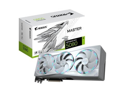 Видеокарта Gigabyte Nvidia GeForce RTX 5080 Master [GV-N5080AORUSM ICE-16GD]