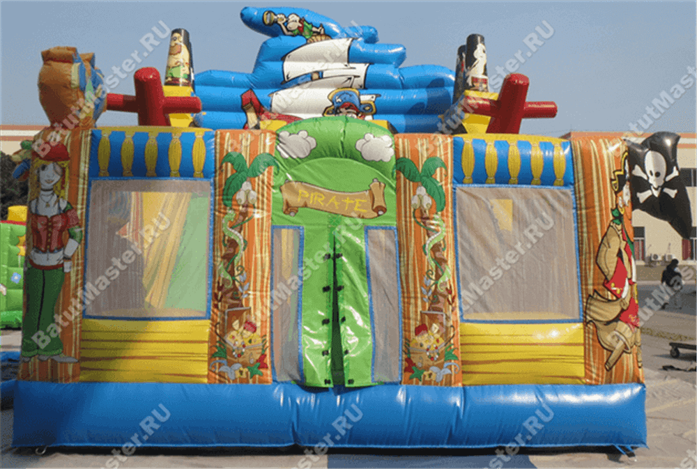 Коммерческий надувной батут "Пиратская радость"