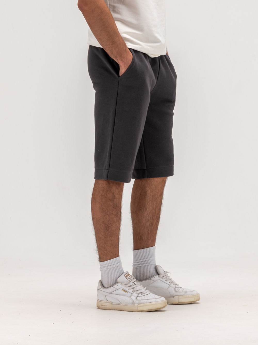 Шорты мужские трикотажные. Графит