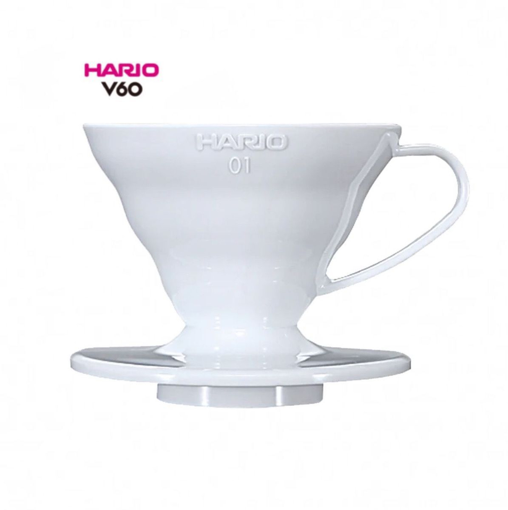 HARIO V60 01 пластик белый, красный
