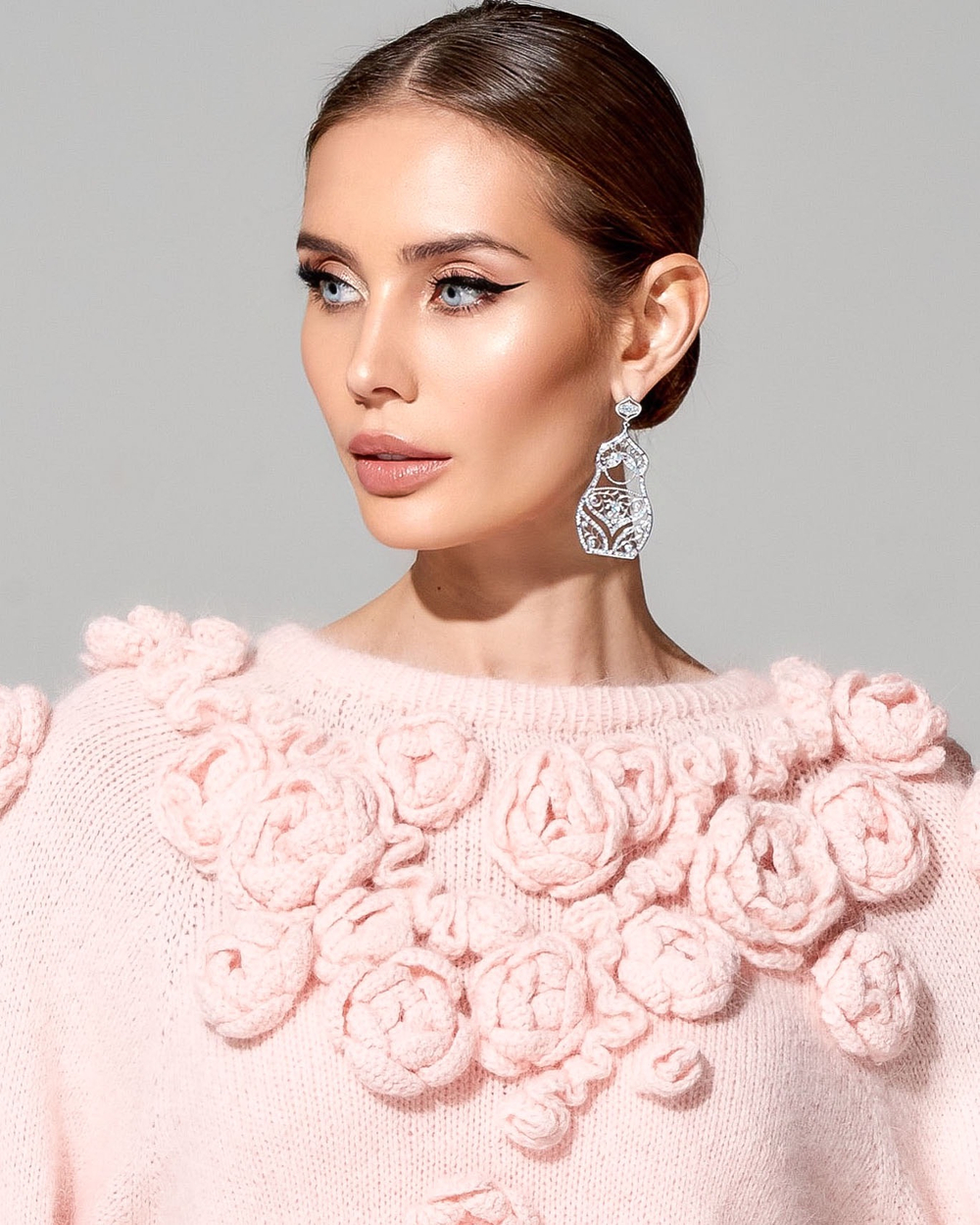 Джемпер ручной вязки "Весенняя сказка"