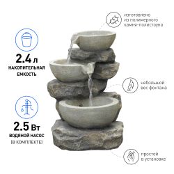 GWXF02930 GREEN APPLE Фонтан садовый Чаша