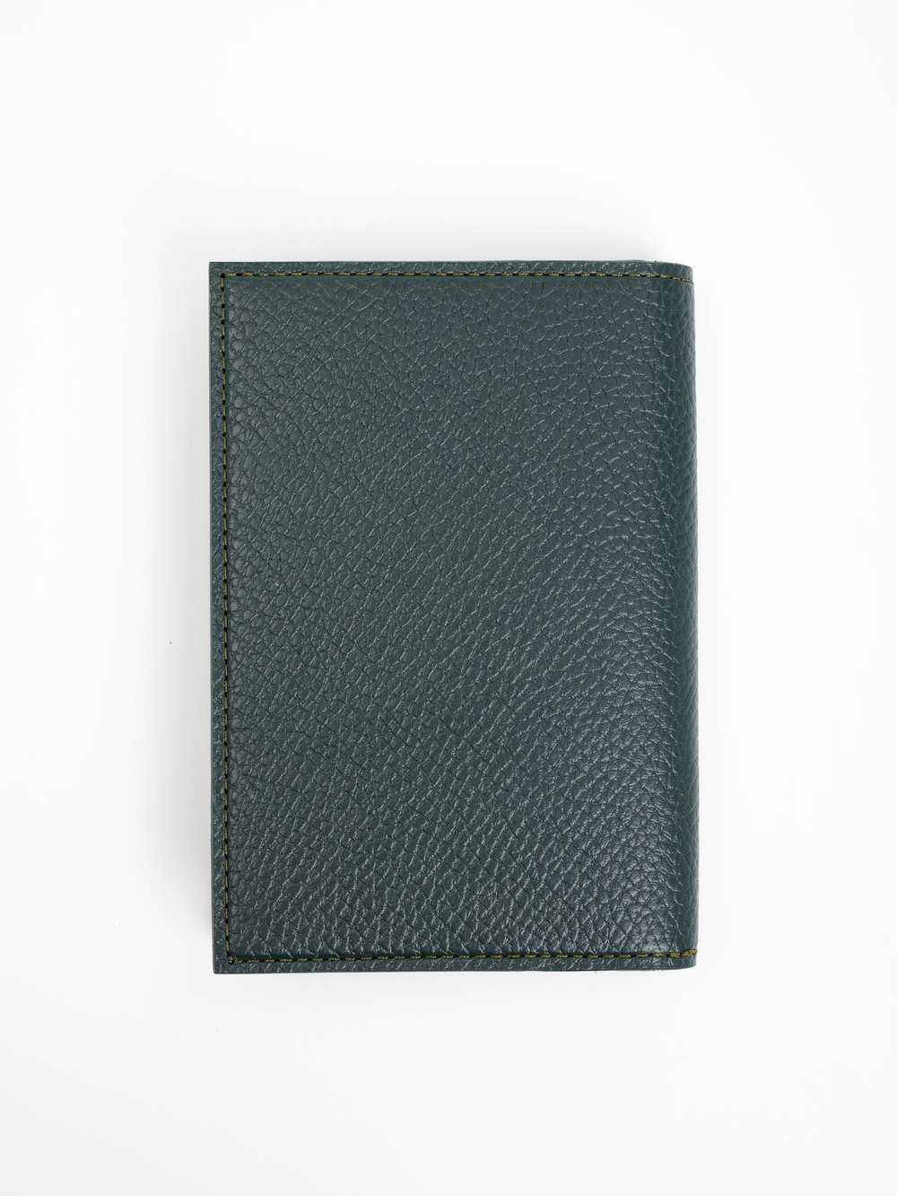 Обложка для паспорта с карманами «Классика». Цвет зелёный