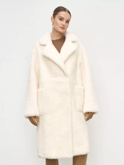 Зимняя эко шуба чебурашка, Северина (арт. S1177-1re02bz)