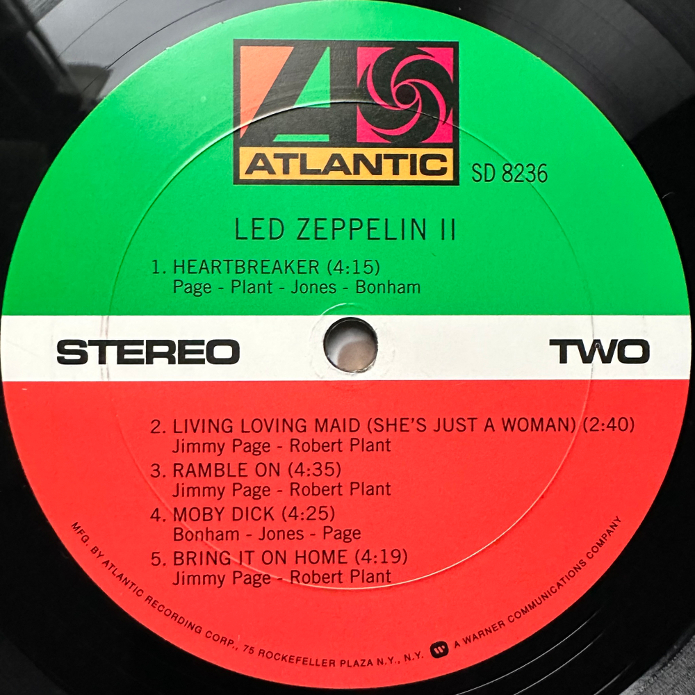 Led Zeppelin - Led Zeppelin II (США 2005г.) Vinyl 200 Gram