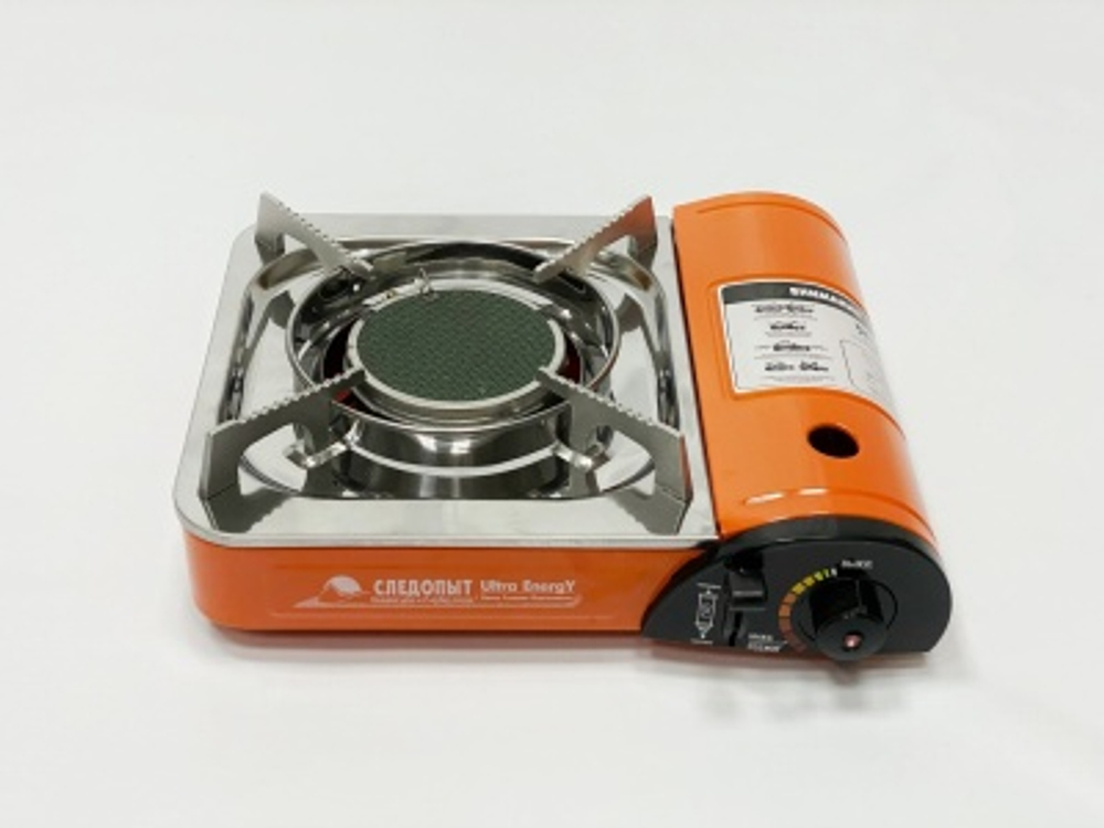 Газовая плита СЛЕДОПЫТ UltrA Energy 1,5кВт 330х290х90мм керамическая поверхность