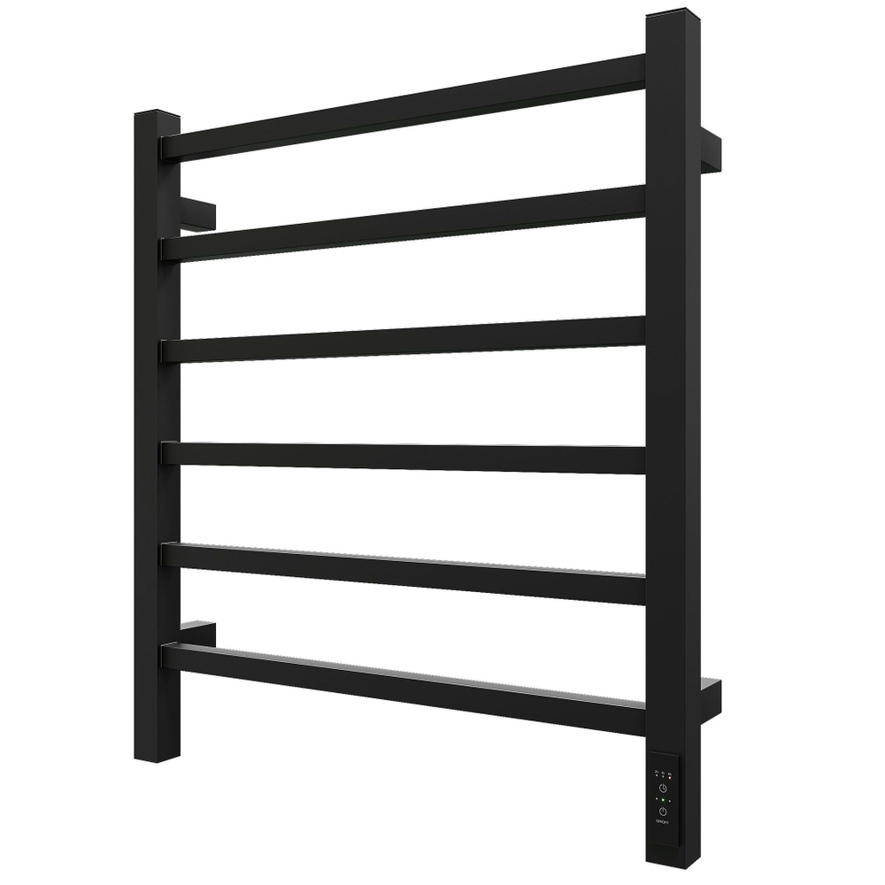 Полотенцесушитель Электрич. с/т GROIS Alex GR-101 500/600 П6 RAL9005 U черный матовый , шт