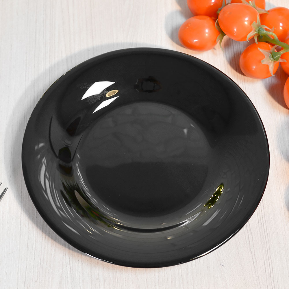 Тарелка десертная 18см Black