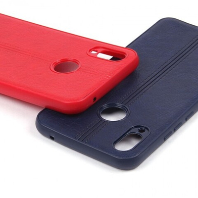 Панель из экокожи для Huawei Nova 3i/ Huawei P Smart+, 010498 Синий