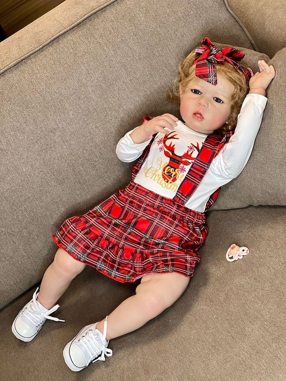 Кукла Реборн мягконабивная 75см в пакете (FA-348A)