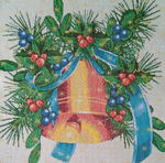 Набор декоративных гобеленовых салфеток Колокольчик 6шт 26х25 см