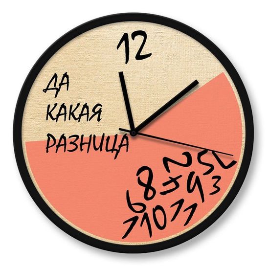 Настенные часы "Pattern" 045