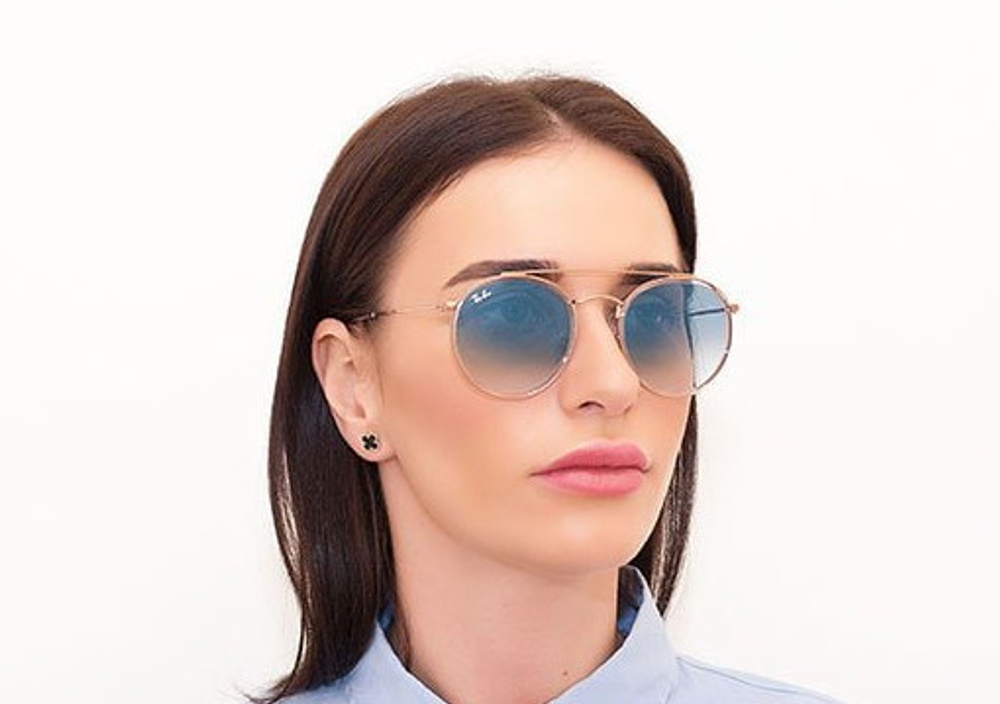 Очки Ray Ban Round Double Bridge RB3647N 9068/3F / 51 mm