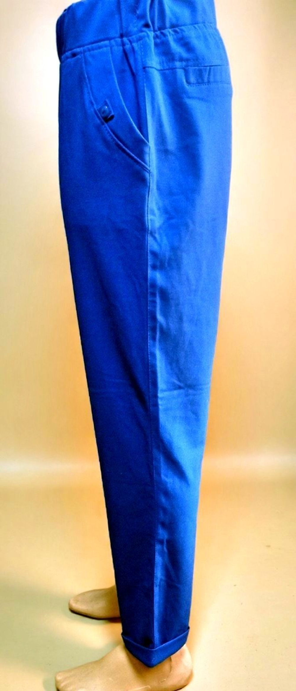 Брюки женские, размер 48, цвет голубой