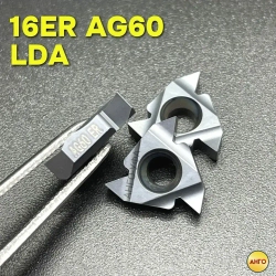 Пластина твердосплавная 16ER AG60 FT2015 LDA резьбовая/ 5 штук / Угол 60 градусов. ANGO-UFA