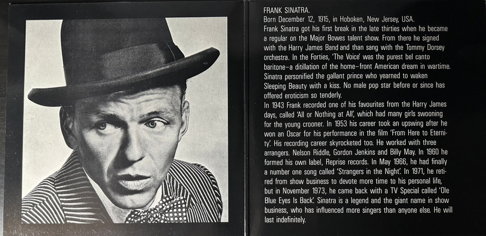 Frank Sinatra ‎– Frank Sinatra 2LP
