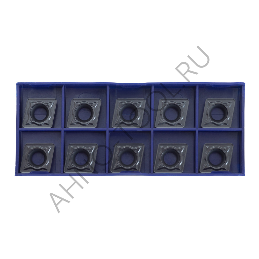 Пластина твердосплавная ISO CCMT120412-PRA ACP20B AHNO по стали, получистовая