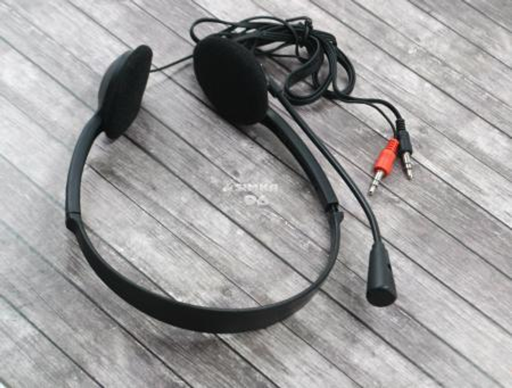 Наушники с микрофоном Komc KM-900 Black (наушник/микрофон)