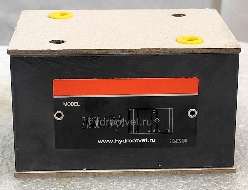 Z1S10D-1-30/V - Обратный клапан модульного монтажа Ду10 обратный клапан в канале B (со стороны плиты), давление открытия 0,5 бар