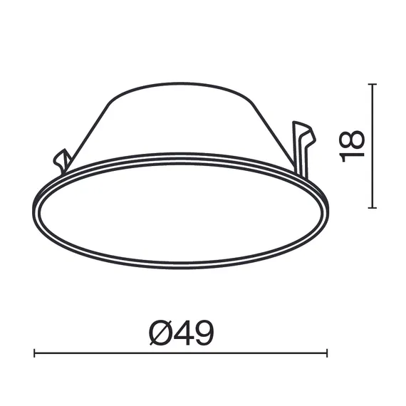 Декоративная рамка-отражатель для светильников серии Образ / Wise Technical ring057-7-mg