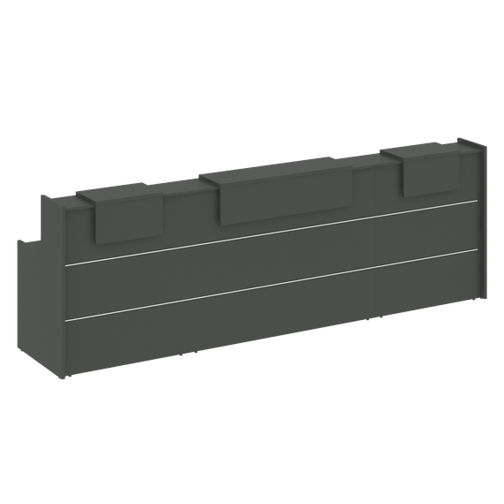 Onix Ресепшн O.R-K-17 Антрацит 3590*766*1187