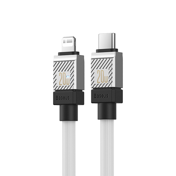 Кабель Baseus Coolplay Series Fast Charging Cable USB Type-C to Lightning 20W 2 м белый (CAKW000102)